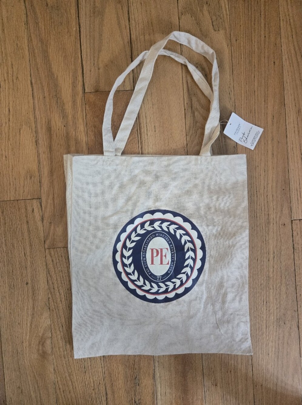 Primark Paula Echevarría PE Natural Cotton Canvas Tote Bag NWT